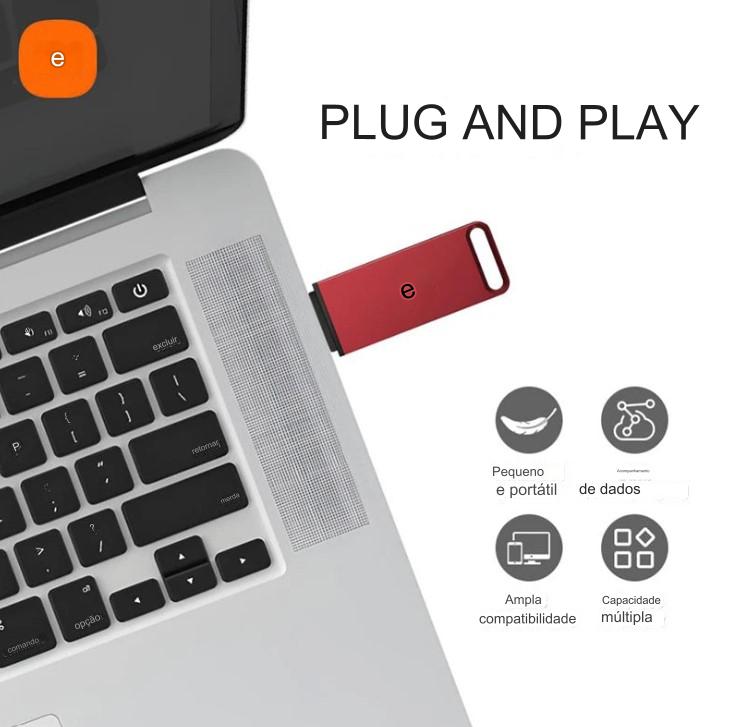 Pen Drive USB 3.1 Original da Xiaomi: Alta Velocidade e Resistente à Água - BDZ