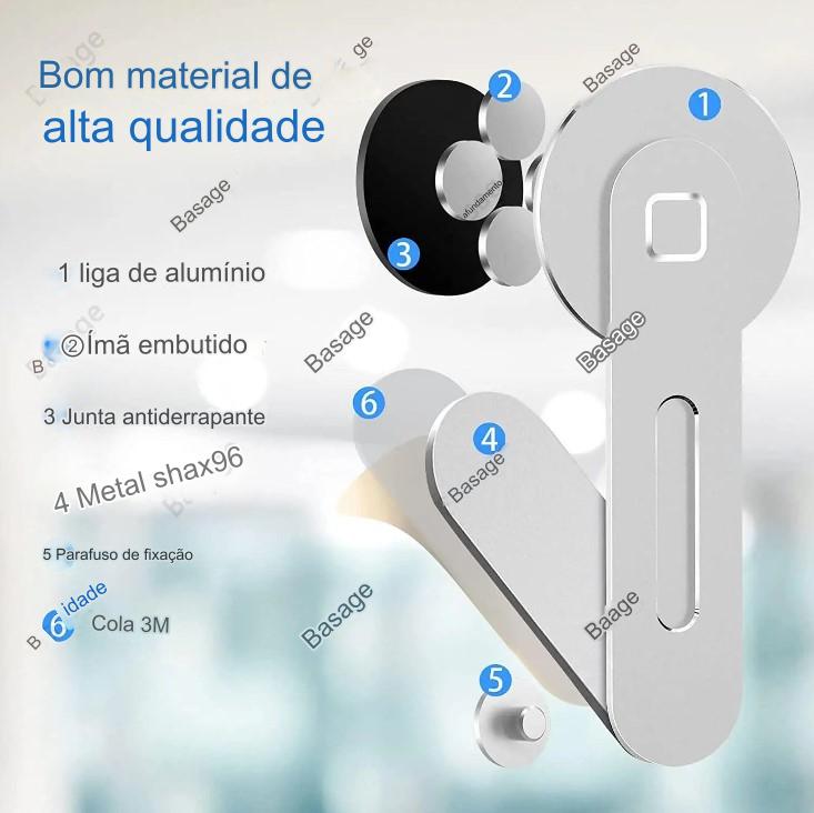 Suporte Para Notebook Com Grip Magnético Para Celular - BDZ