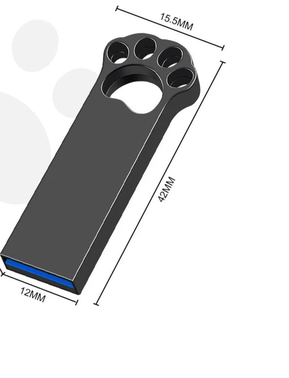 Pen Drive Formato de Dog de 512GB, 1TB, 2TB - BDZ