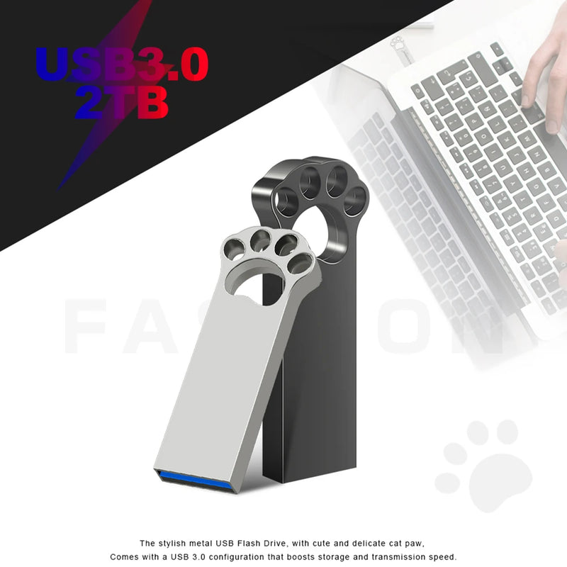 Pen Drive Formato de Dog de 512GB, 1TB, 2TB - BDZ