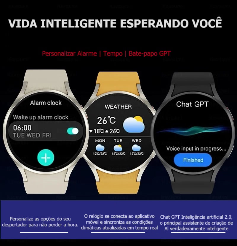 Smartwatch GUHUAVMI AMOLED - BDZ