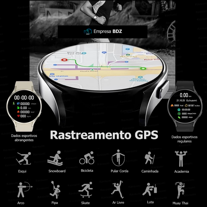 Smartwatch GUHUAVMI AMOLED - BDZ