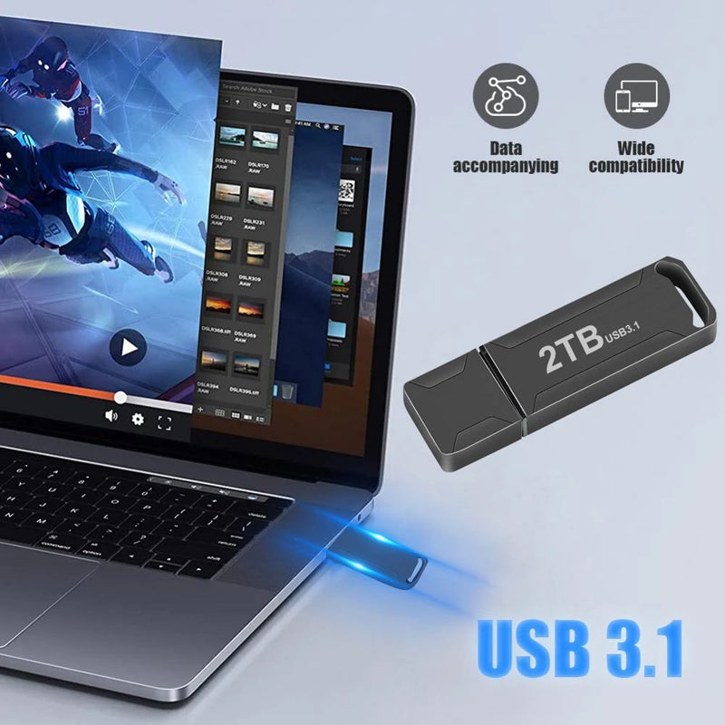 Pen Drive USB 3.1 de 512GB, 1TB, 2TB - BDZ